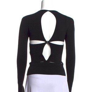 Mugler cut out top seen on nicole richie